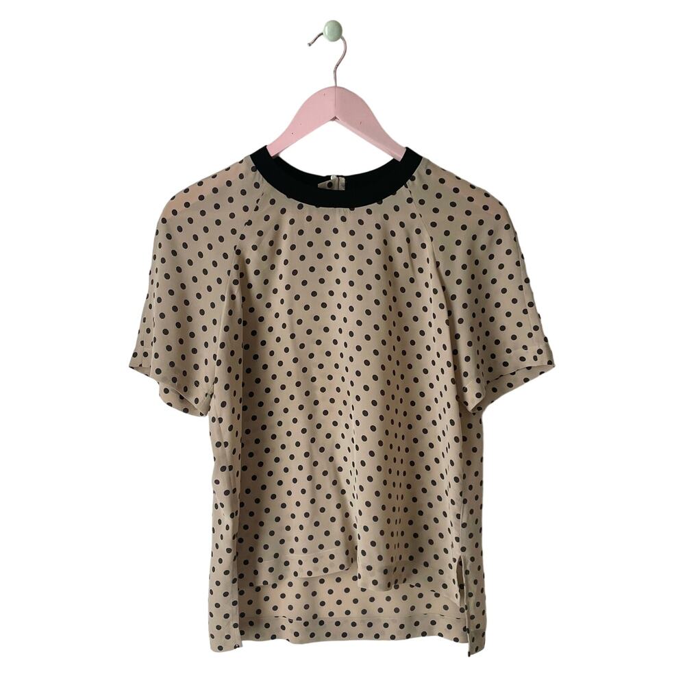 Madewell Silk Polka Dot Blouse
